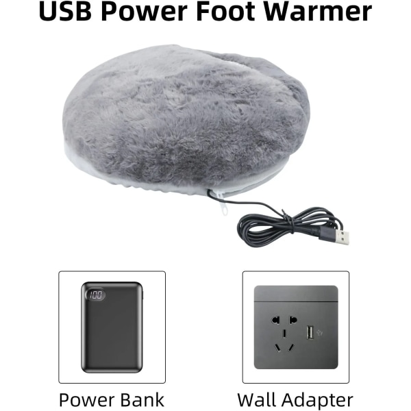 Elektrisk fodvarmer, velegnet til arbejde derhjemme om vinteren