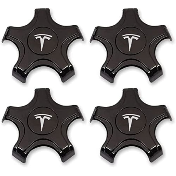 4 stk. Tesla Model 3 Centerkapsler Navkapsler Dæksel, Hjulkapsel Wh