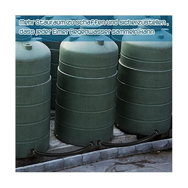 TS-2 Regnvannstank Koblingssett 25 mm Regnvannstilkobling Med Slangeklemmer Ibc Tanktilkobling For Regnvann[GKS]