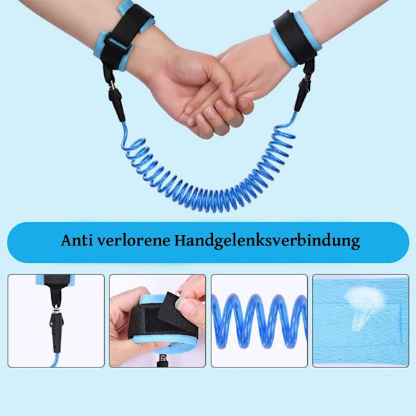 Sikkerhedsseler Baby Anti Lost Walking Child Leash Håndled