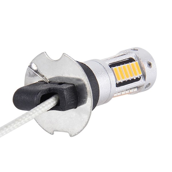2 stk. H3 10W 30 SMD-4014 LED tågelygter til bil, DC 12V Orange Light