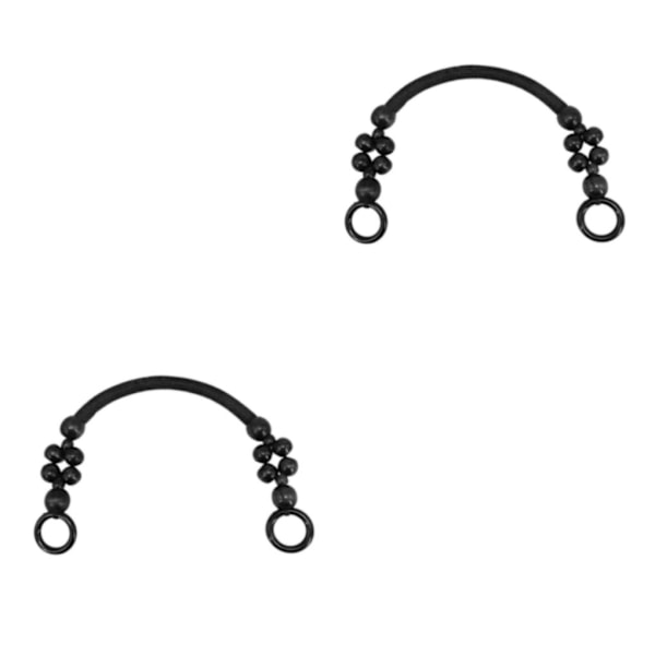 1/2/3 Träpärlväska Handtag Väskrem Handväska Handtag Rem Rödbrun 48cm[GKS] Red Brown 48cm 1Set