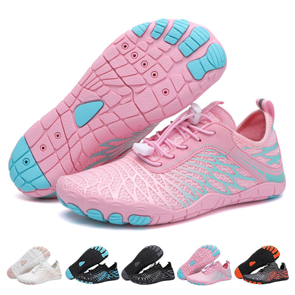 Lorax Pro Barefoot Shoes for Men Women Hiking Shoes Non-Slip Riding Beach Shoes Pink Pink