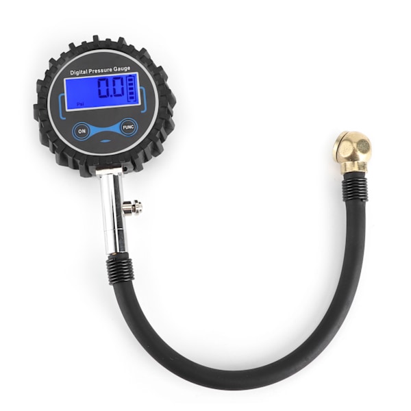 200PSI LCD Digital Däcktrycksmätare Gummi Metall Universal för Motorcyklar Bilar Lastbilar