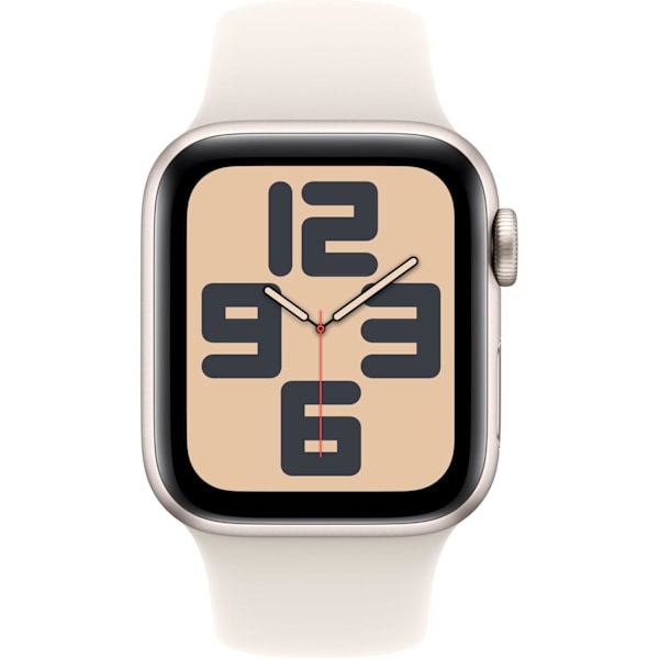 Watch SE 40 mm ur med stjerneglimmer aluminiumskasse og stjerneglimmer sportsrem - S/M.