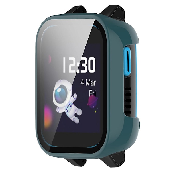 Glass+cover för Xplora Xgo3 Smartwatch Bumper för fodral skärmskydd Black