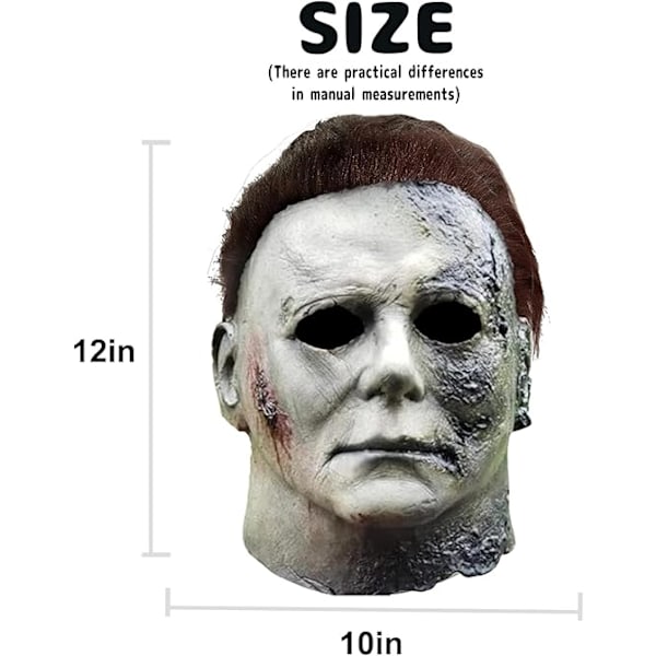 Michael Myers Maske, Gyser Maske, Cosplay Maske til Maskerade, Michael Myers Kostume, Uhyggelig Cosplay Maske