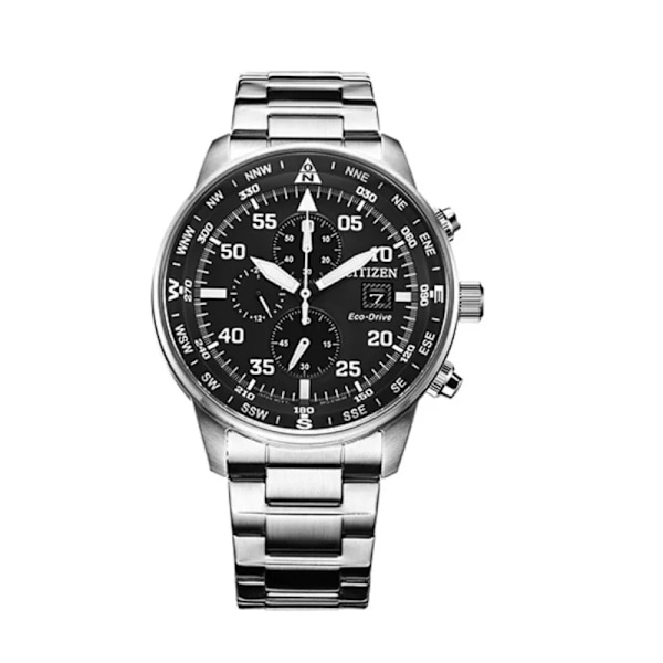 Citizen Mode Miesten Ruostumattomasta Teräksestä Valmistettu Kellon Lyksellinen Kalenteri Kvarts Kellon Liikekello Miehille Kello Montre Homme Black silver