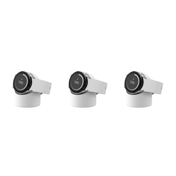 1/2/3/5 Praktisk og multifunksjonell ladestativ for klokke hvit[GKS] white 3PCS