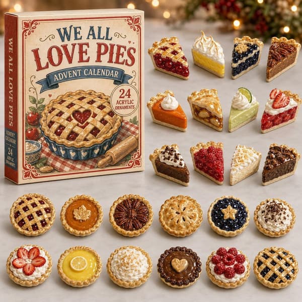 Adventskalender med höstsmaker 2026 - Blind Box-kalender Seaside mini cakes