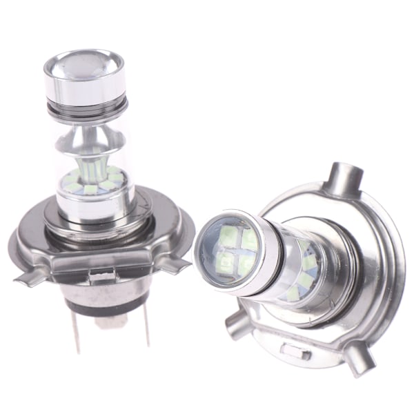 2x Auton H4/H7 9003 HB2 8000K Kauko- ja lähivalo 20 LED-sumuvalot Sininen Blue H4