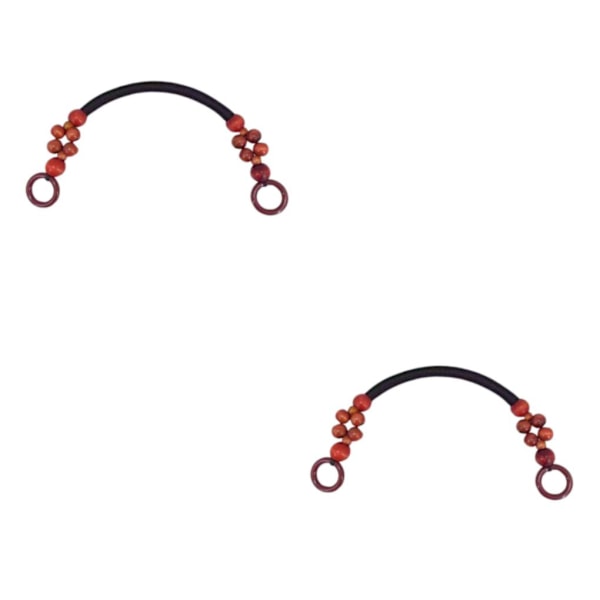 1/2/3 Träpärlväska Handtag Väskrem Handväska Handtag Trä 48cm[GKS] Wood 48cm 3Set