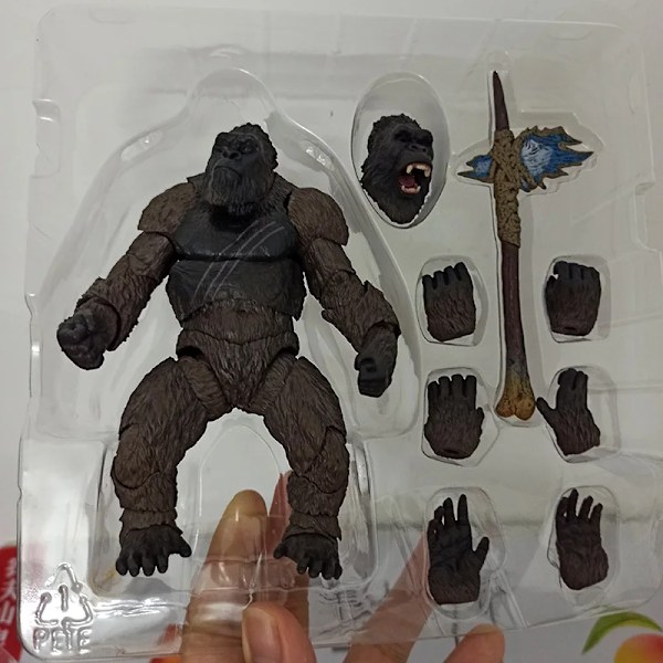 Film King Kong Actionfigur Kingkong Figur Samleobjekt Modell Leke Gave 18cm 7 tommer