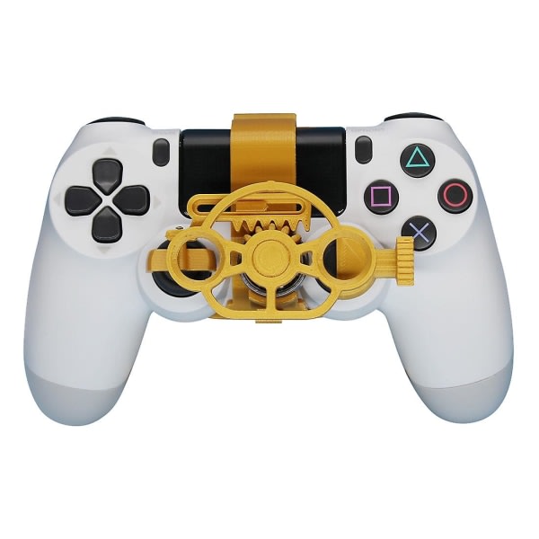 Gaming Racing Mini Steering Game Controller för 3d- printed tillbehör Gold