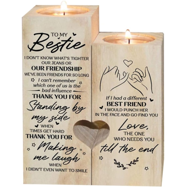 Best Friend Birthday Gifts For Women - For my best friend's candlestick