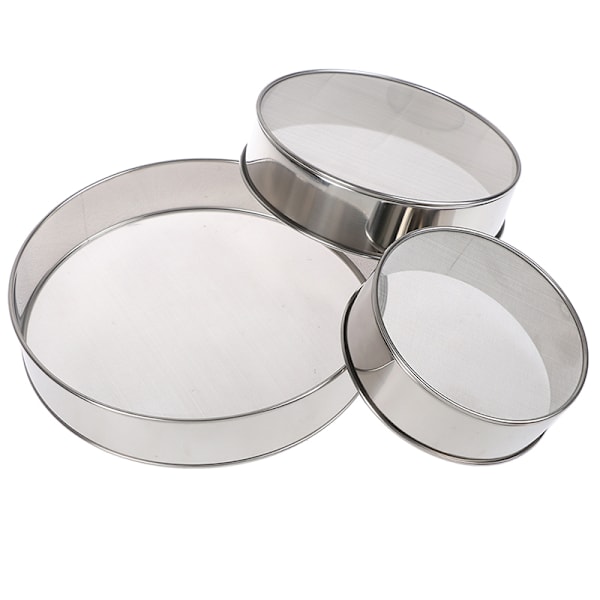 Kök Fin 60# Mesh Mjölsikt Rostfritt Stål Mjölsil 1(15CM)