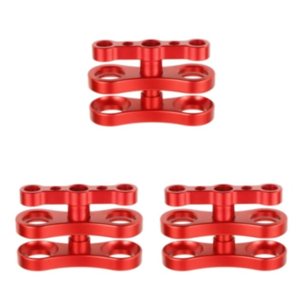 1/2/3 Aluminium Standard 1 Kuleklemme for Undervannsdykking Grå 7,01 x 4,50 cm [GKS] gray 2.76 x 1.77 Inch 1Set