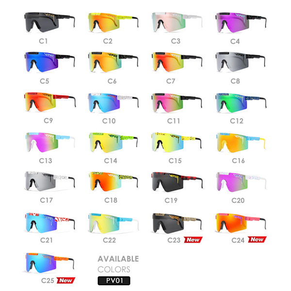 Polarisoidut ulkoiluaurinkolasit, tuulenpitävät pyöräilyaurinkolasit naisille ja miehille C22【GKS】 C22 Polarizer