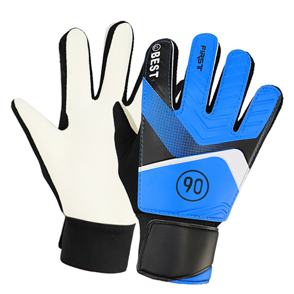 2 STK Børne Målmandshandsker Anti-kollisions Fodbold Målmand Beskyttelseshandsker Blå 16‑17cm/6.3‑6.7in