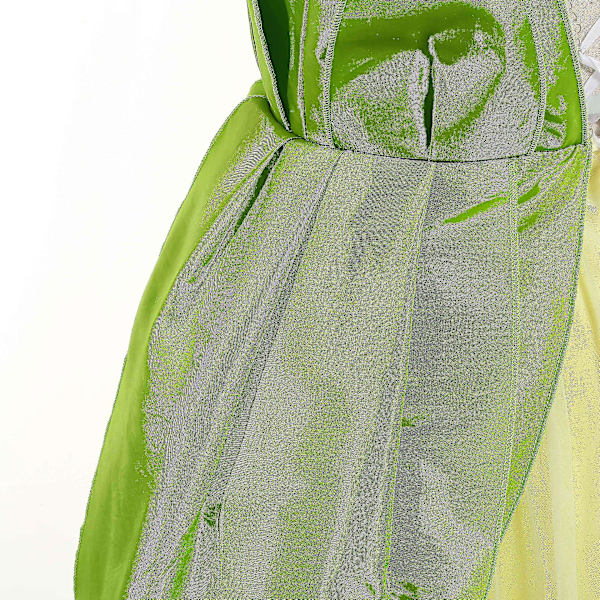 Prinsessan Tiana Cosplay Kostym Flickor Fe Prinsessa Klänning Halloween Karneval Fest Fancy Dress 140
