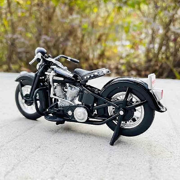 1:18 Harley-Davidson Moottoripyörä 1948 FL Panhead automalli metalliseos moottoripyörämalli leluautosarja