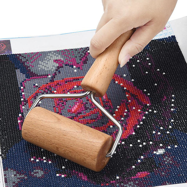 DIY Diamantmaleri Tilbehør 5d Diamantmaleri Verktøysett Trerulle