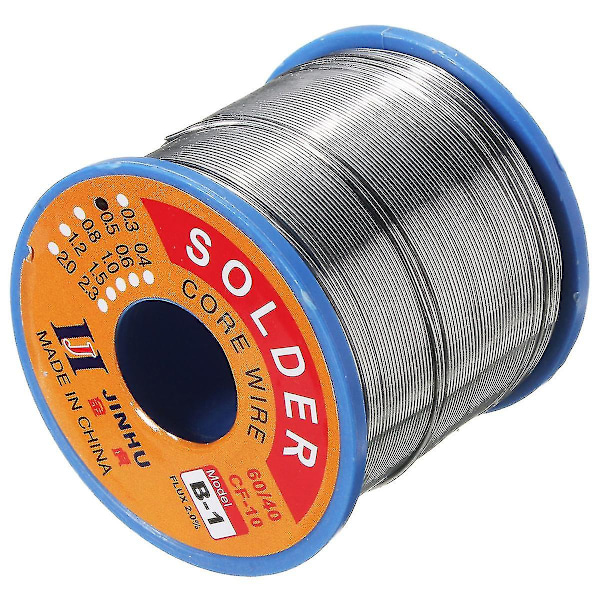 400g 60/40 Tin/Bly Legering Loddetråd Flux Kerne Loddespole, 0.8mm