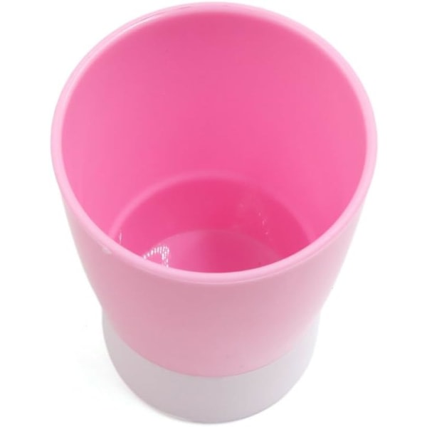 2st rosa plast hushållsparset set badrumstandmugg (modell: 090 c64 f9d 2e3 7ae)