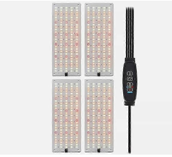540 LED Vekstlys Full Spektrum Innendørs Vekstlys 4 Paneler Dimbar Timer