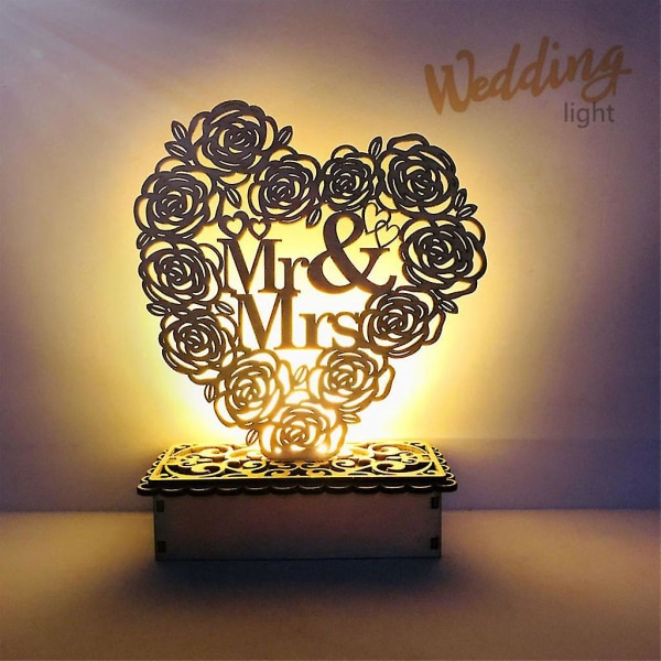 LED ljus dekorationer hus dekoration bröllop