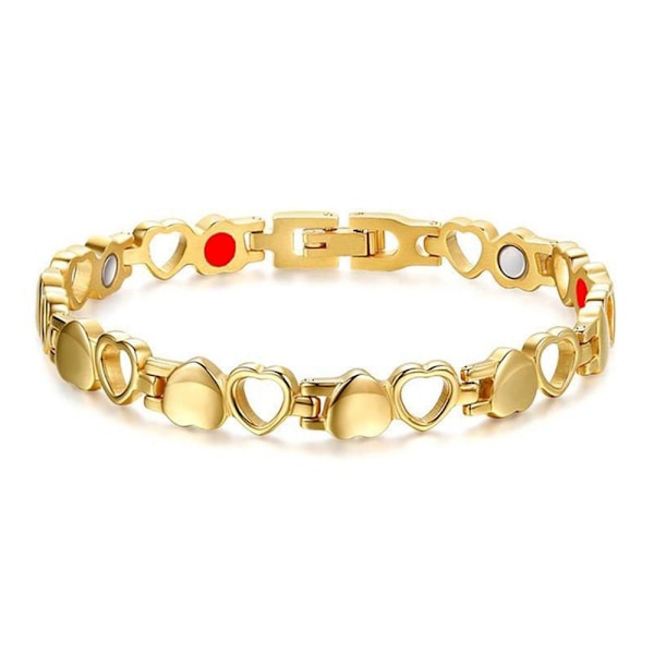 2 stk. Magnetiske armbånd Titanstål MULTIFARGET multicolor