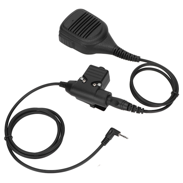 7,1 mm Walkie Talkie skuldermikrofon med U94 PTT for MOTOROLA T5428 6200C T80