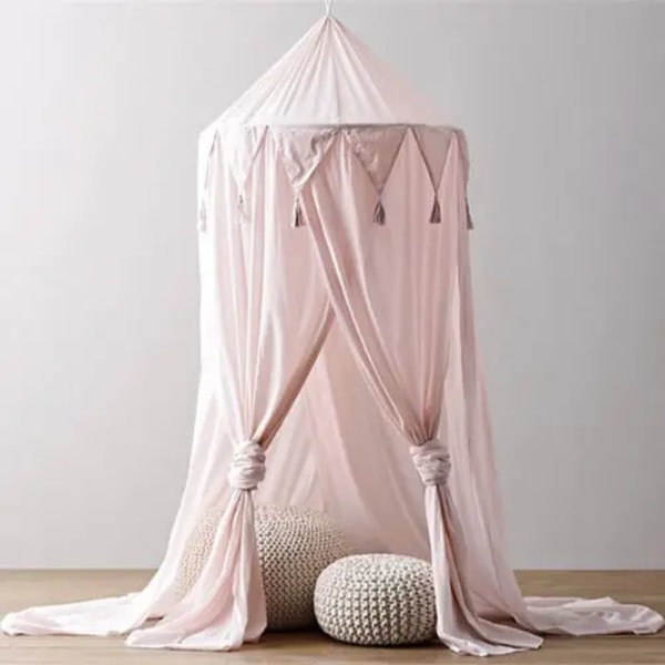 Kids Baby Bed Cover Mosquito Net Curtain Bedding Round