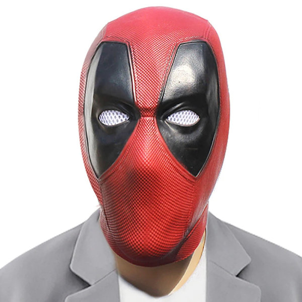 Deadpool Cosplay Mask Wade Winston Wilson Latex Soft Film Funny Adult Party Deadpool Masks Halloween Costume Props One Size