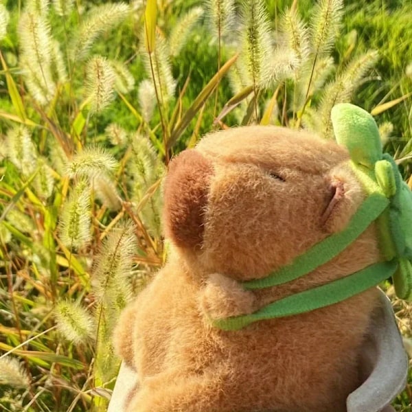 23cm Capybara Plysch Simulering Capibara Anime Fluffig Leksak Söt Docka Gosedjur Mjuk Docka Plysch Jul Thanksgiving Gåva 23cm-9.05in-B