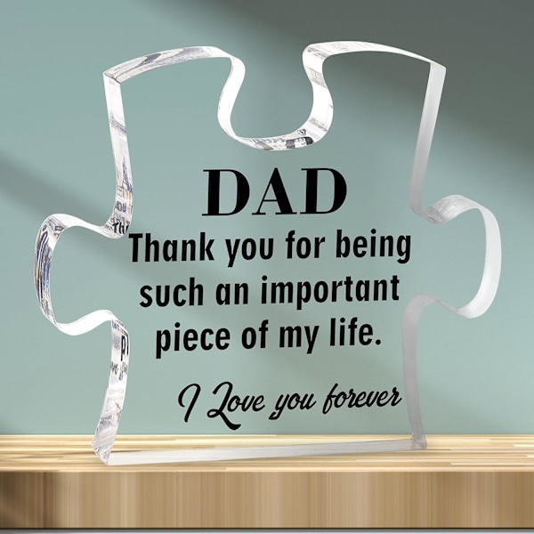 Akrylpusselbricka Present till Pappa som Har Allt, Pappa Presenter Från Dotter, Pappa Presenter till Jul, Pappa Presenter Från Son, Fäder Transparent
