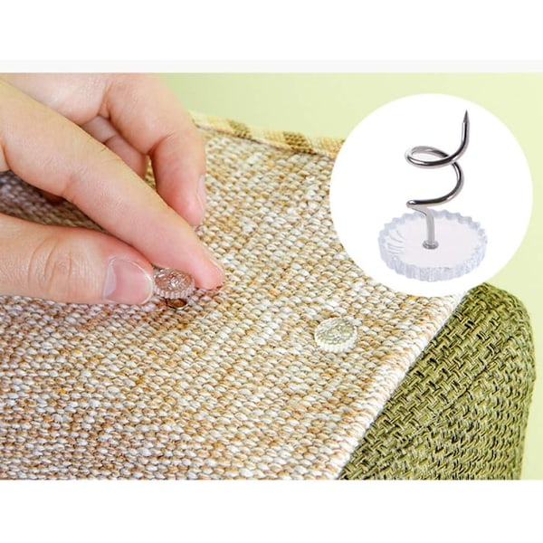 Huvud Twist Pins för Klädsel, Överdrag och Sängkjolar, 0,75 Tum, 9 Pack 20/Pack