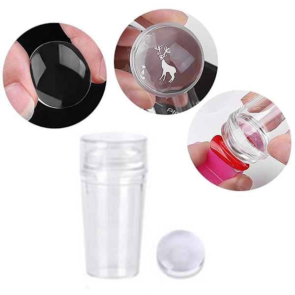 Manikyr Stämpel Schabloner Modell 12 Nagelkonstplattor Stämpling Nagelbild Stämpel Schablon Metallplattor Nageltatuering med Kortset