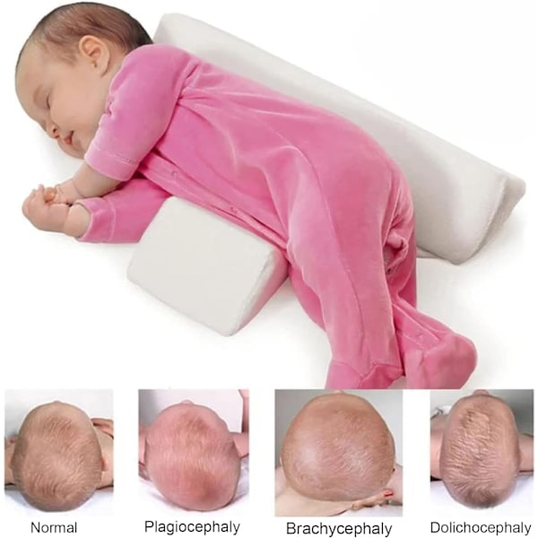 Newborn baby styling pillow, anti-rollover side sleeping pillow,