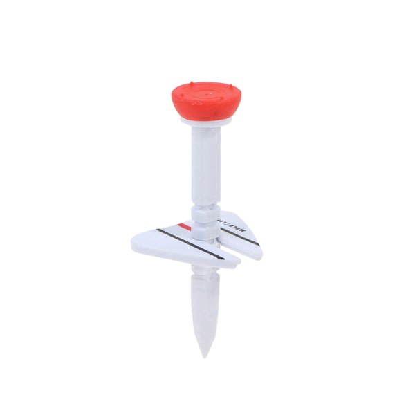 Ny Dubbel Golf Tee Step Down Golf Ball Holder Tee Plastic Golf Red