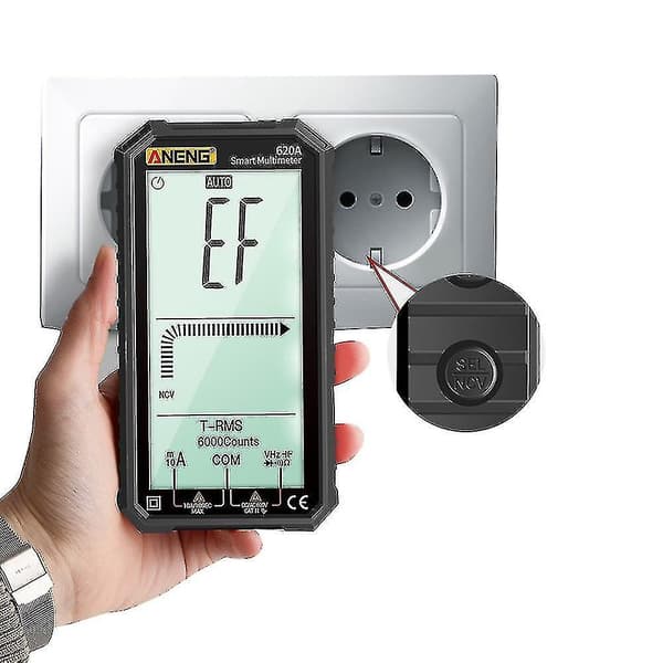 Digitalt Smart Multimeter Transistor Testere Auto Elektrisk Kapasitans