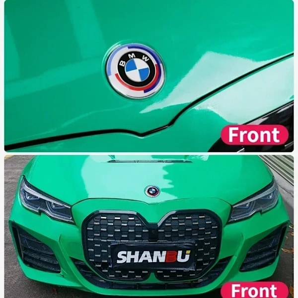 BM-W Emblem Huvud Logo f 50th anniversary model 82mm