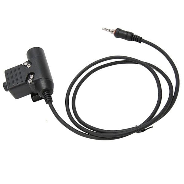 Walkie Talkie -kuulokemikrofonisovitin, painiketoiminen, kompakti ja turvallinen liitäntä Yaesu Vertex VX-6R VX-7R VX-6E VX-7E -malleille