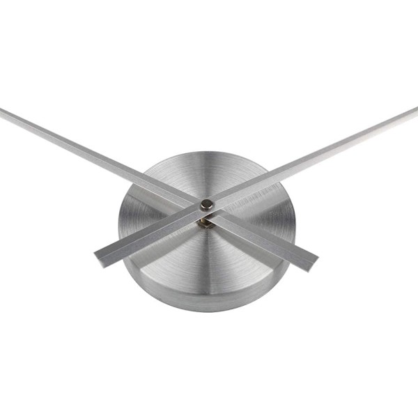 3D Urvisere, DIY Store Urvisere, Vægure 3D Boligindretning, Quartz Urmekanisme Tilbehør (Sort)