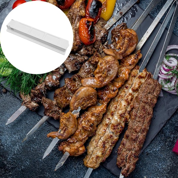 Kebabtillverkare Spett, 28 cm lång pressform Kabab Maker Press