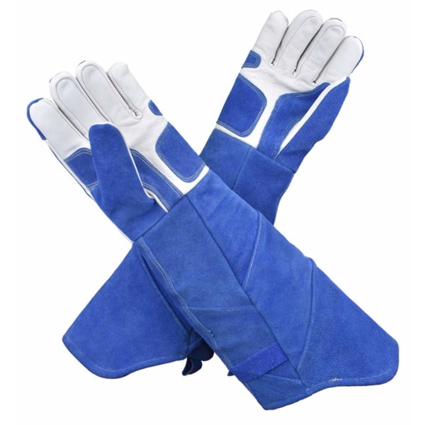 Antibitskyddshandskar från djur Mjukt läder Förtjocka anti-scratch Handskar Bittåliga skyddshandskar (XL)