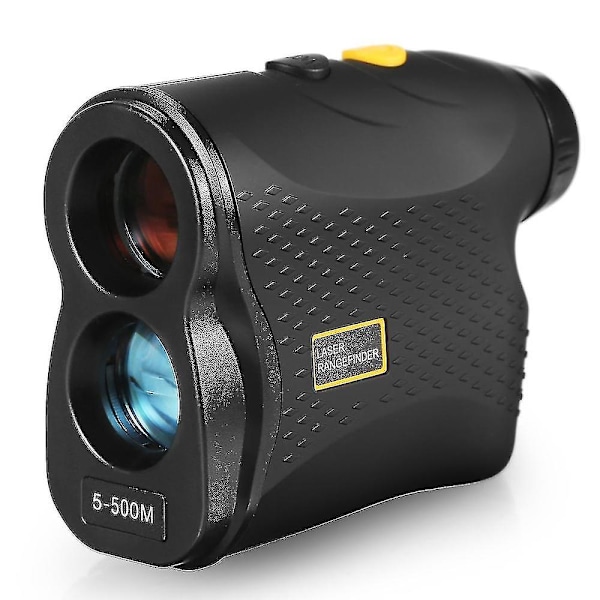 Golf Rangefinder 500m / 600m / 900m Afstandsmåler Speedometer Afstandsmåler Digital Jagt Måling Monokulært Teleskop (500m, Sort)