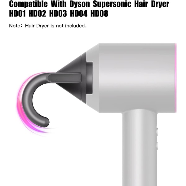 HHL-munstyckestillbehör för Supersonic-hårtorkmunstycke idealiskt (1 st)
