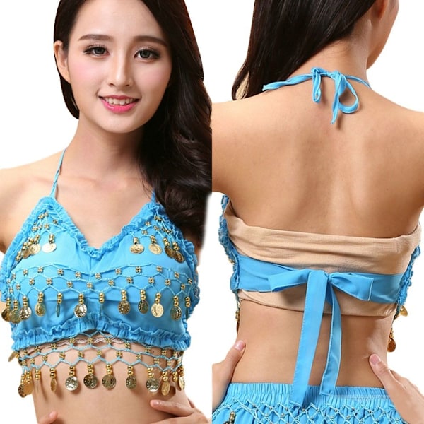 Bellydance-BH-topp ROSA Rose red