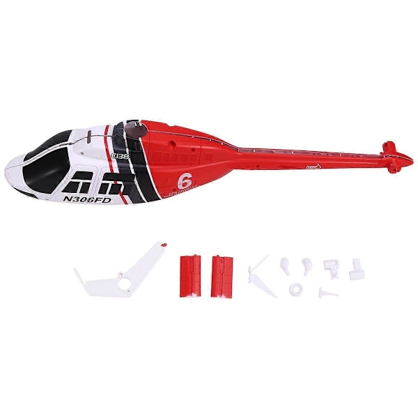 RC Legetøjshelikopter Opgradering C138 fuselage shell kit til RC ERA C138 Bell 206 1:33 RC legetøjshelikopter P